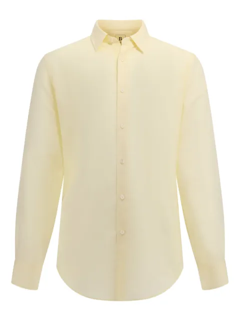 Boggi Milano Regular Fit Tencel Linen Shirt