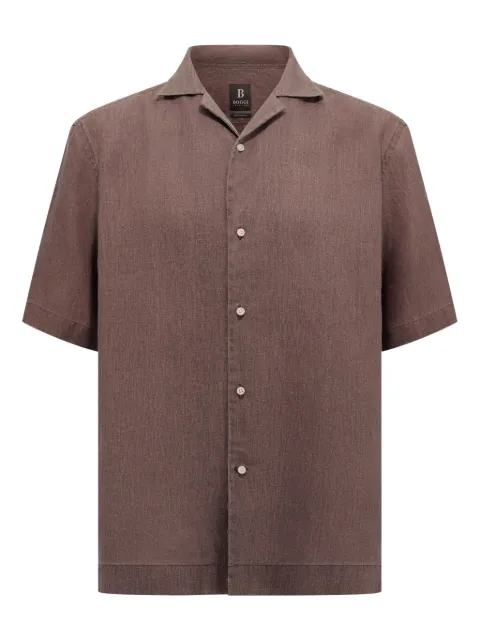 Boggi Milano Regular Fit Linen Shirt