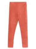Alaïa Pre-Owned 2010s velvet leggings - Orange