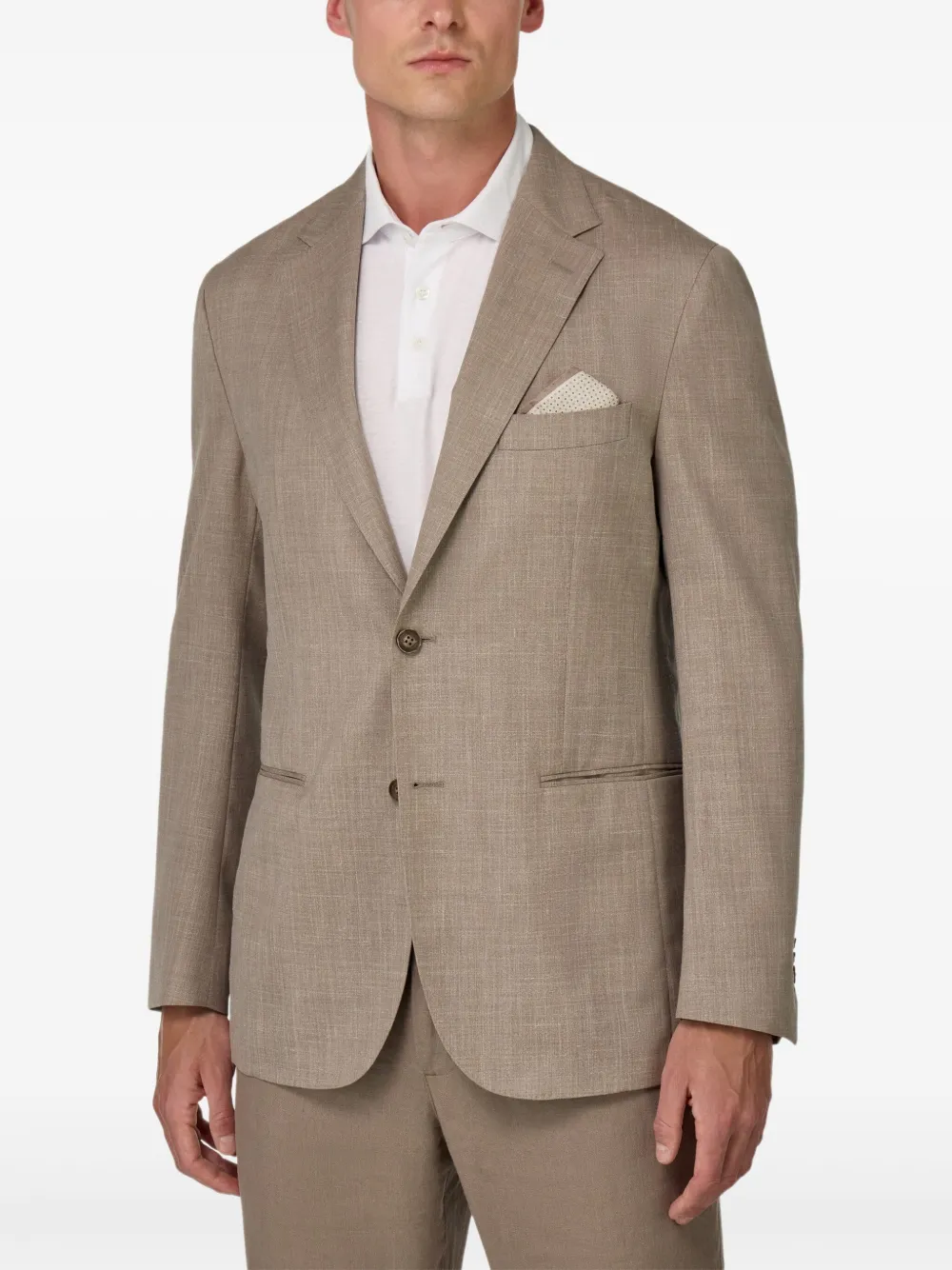 Boggi Milano Wollen blazer Beige