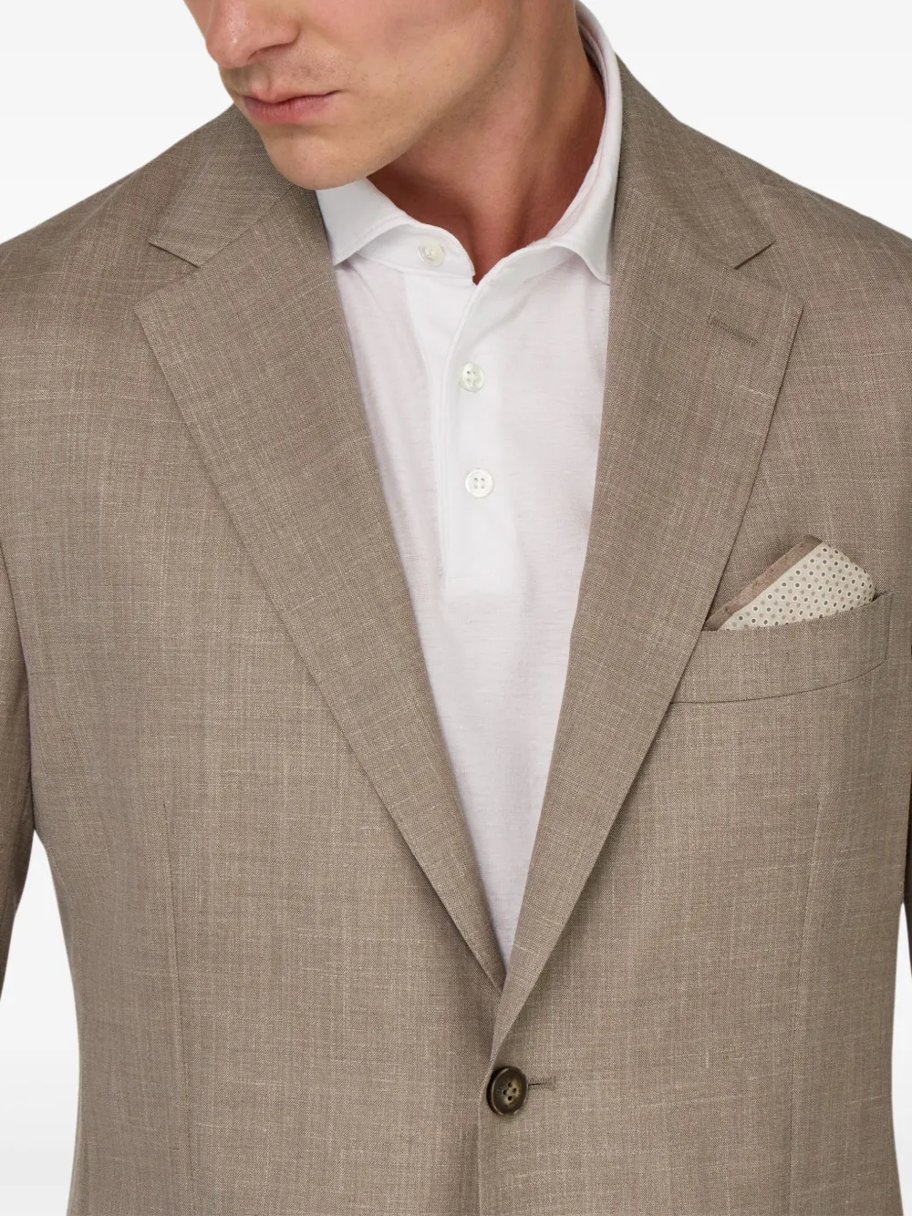 Boggi Milano Wollen blazer Beige