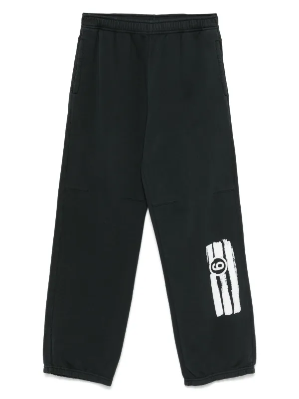 MM6 Maison Margiela Numbers-motif Track Pants in Grey