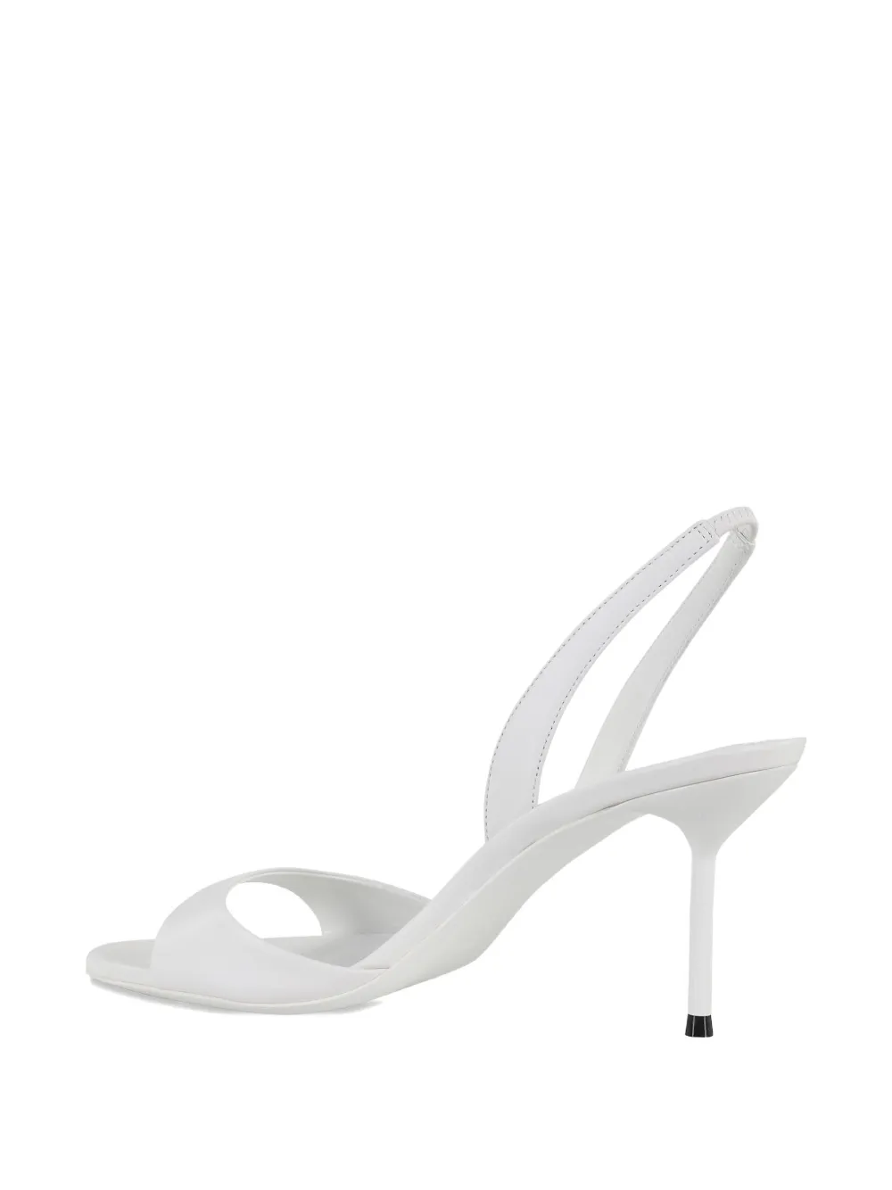 Paris Texas 75mm Lidia slingback open-toe sandals White