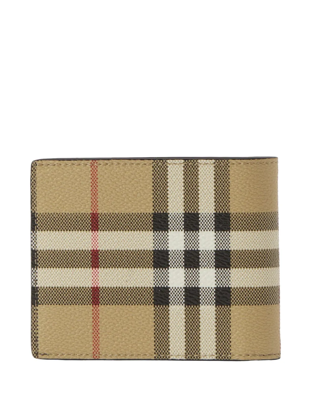 Burberry Geruite portemonnee Beige