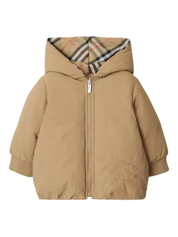 Burberry Kids リバーシブル パデッドジャケット | ニュートラル 