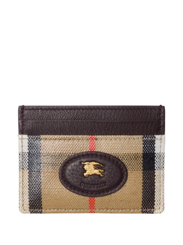 Burberry Highlands Card Case in Neutrals