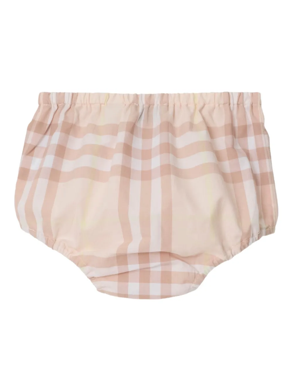 Burberry Kids Geruite jurk Beige