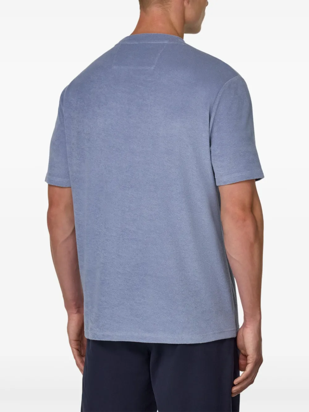 Boggi Milano T-shirt van katoenblend Blauw