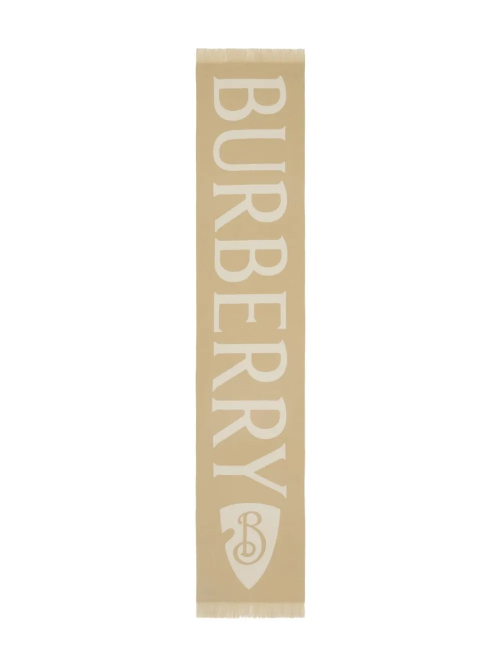 Burberry Logo-jacquard Wool Scarf