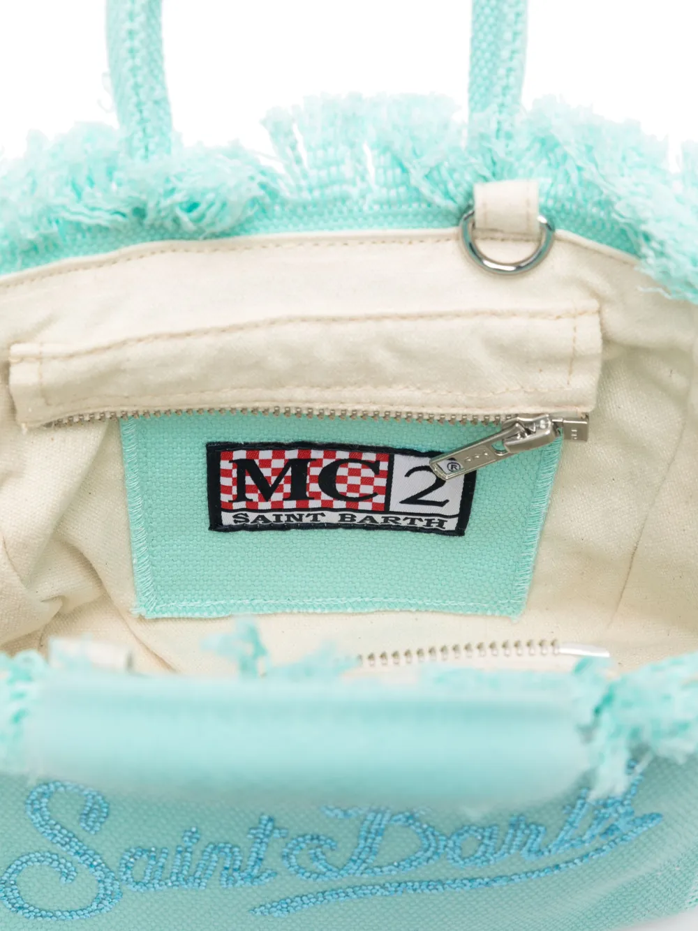 Shop Mc2 Saint Barth Mini Vanity Tote Bag