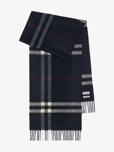 Burberry bufanda de cachemira con motivo de cuadros