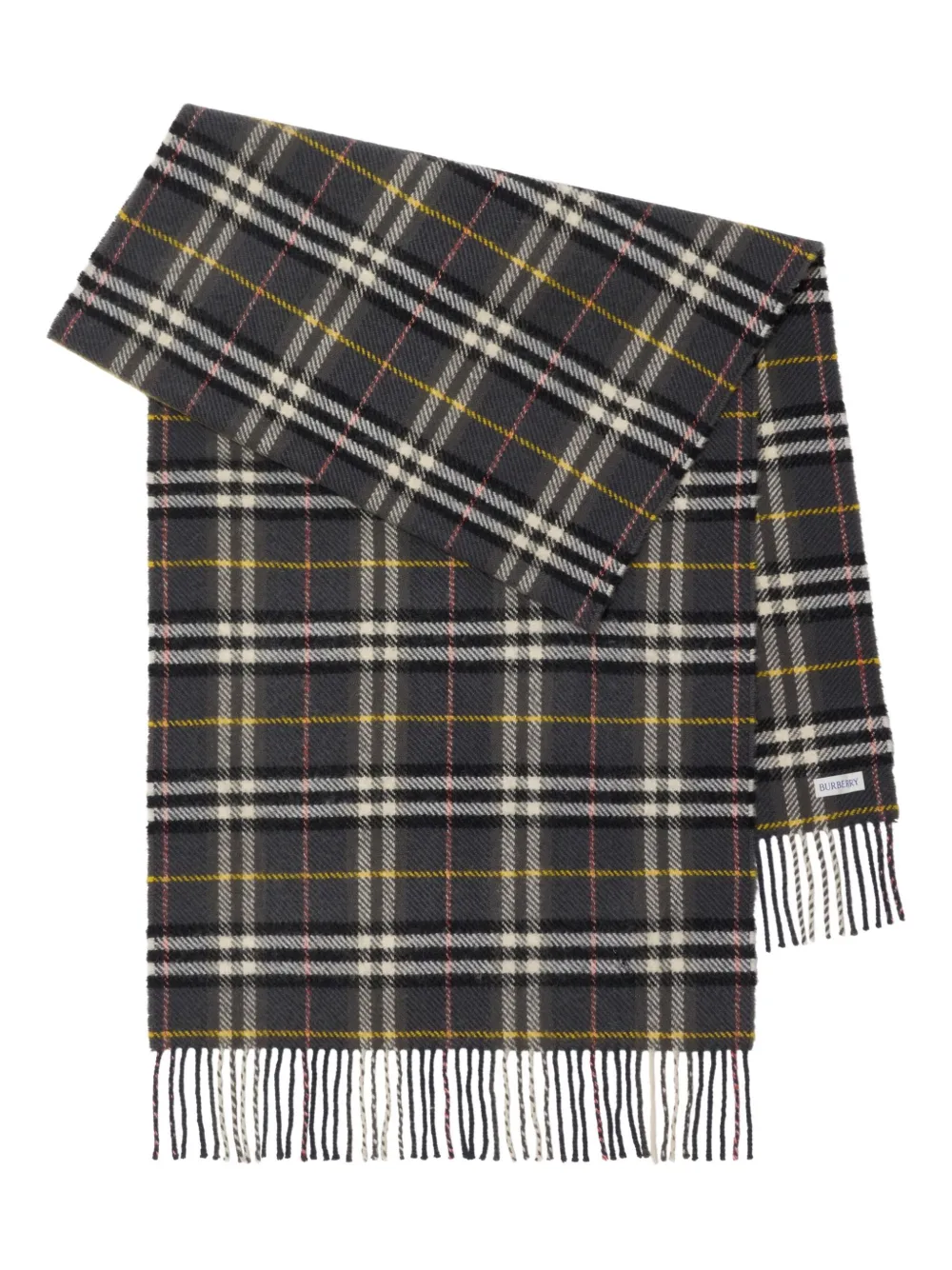 Burberry Geruite sjaal Blauw