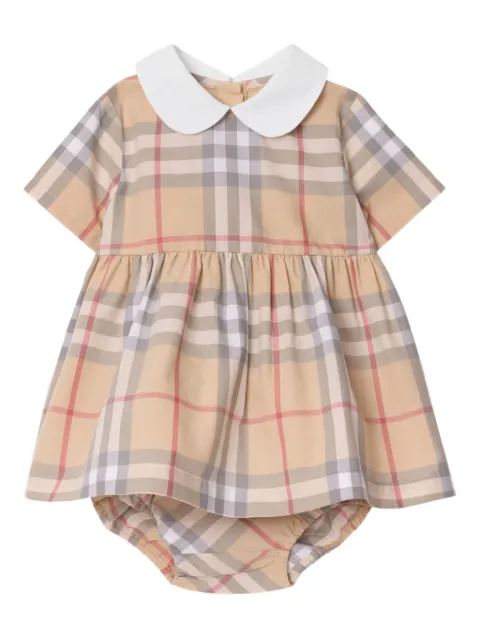 Burberry Kids Kleid aus Popeline