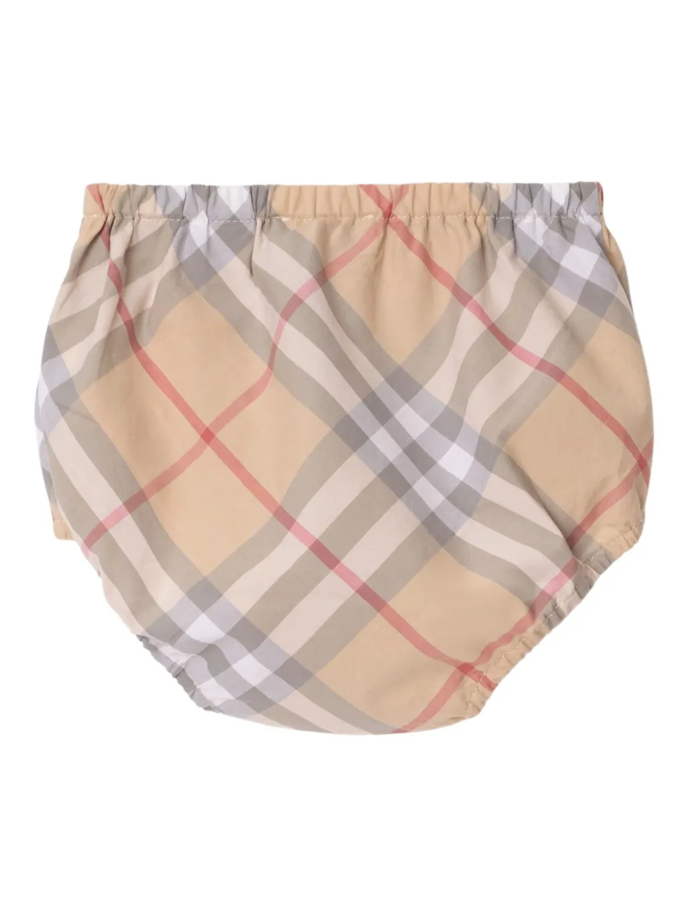 Burberry Kids Popeline jurk Beige