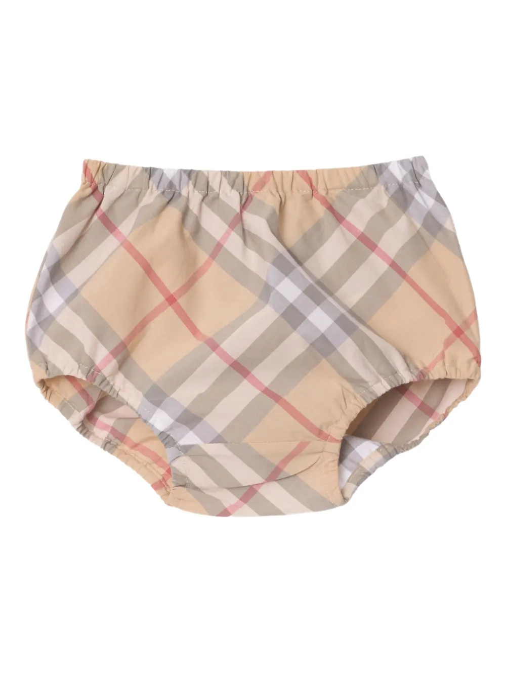 Burberry Kids Popeline jurk Beige