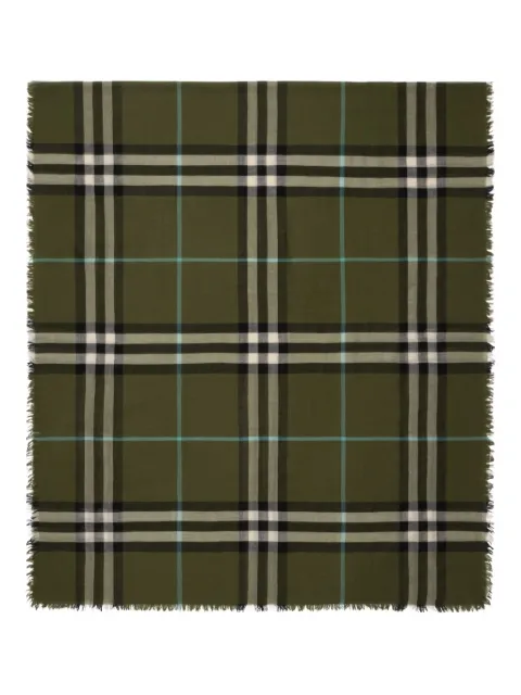 Burberry bufanda con motivo de cuadros