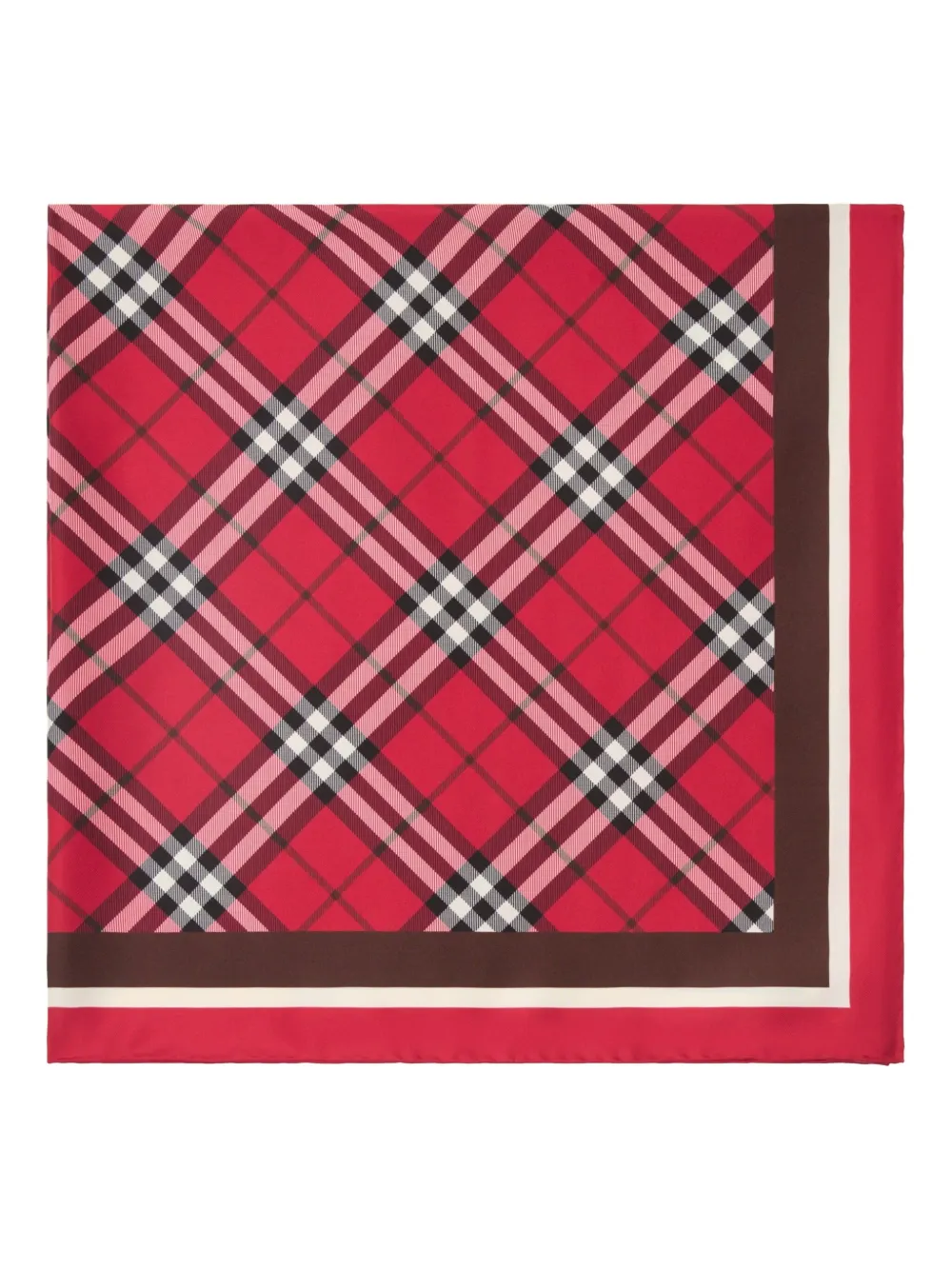 Burberry checked silk scarf | Men | Image 2