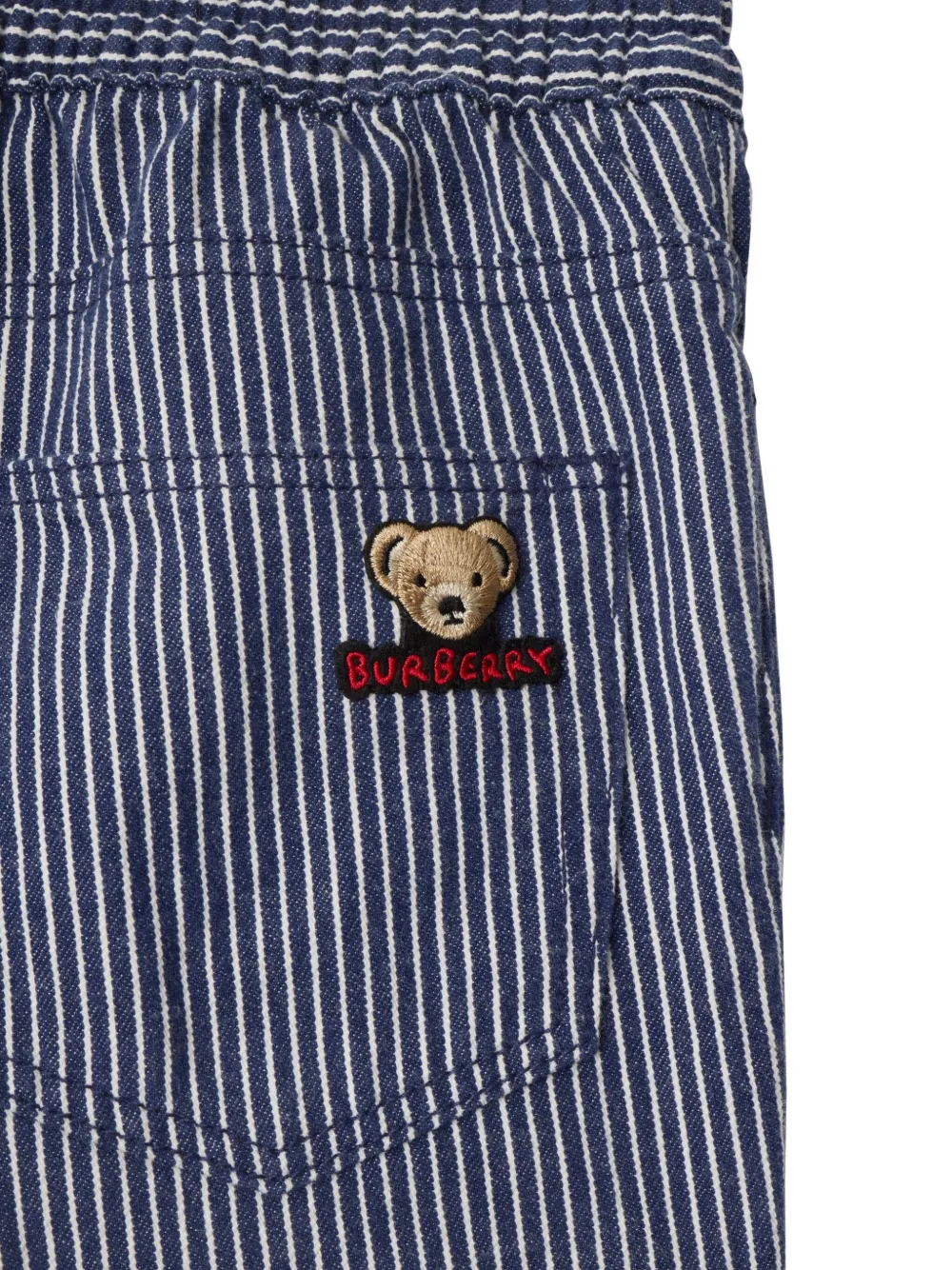 Burberry Kids Katoenen broek Blauw