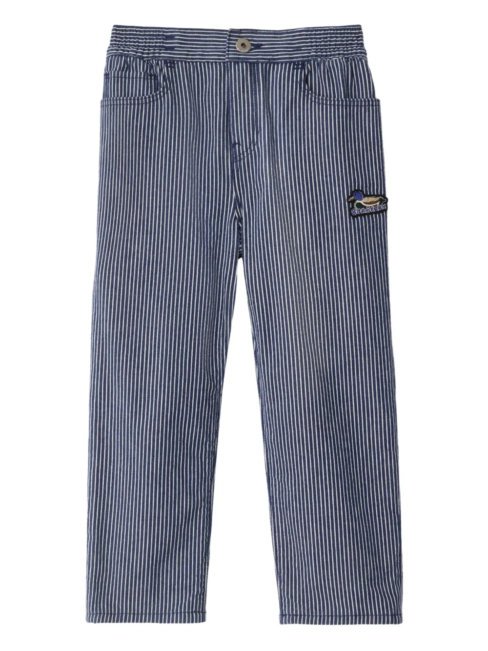 Burberry Kids Katoenen broek Blauw