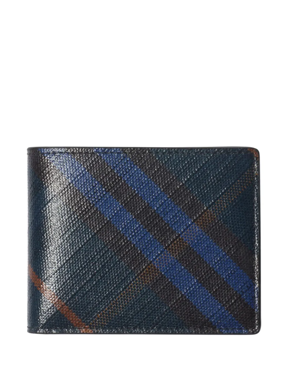 Burberry checked slim wallet | Blue | Image 1