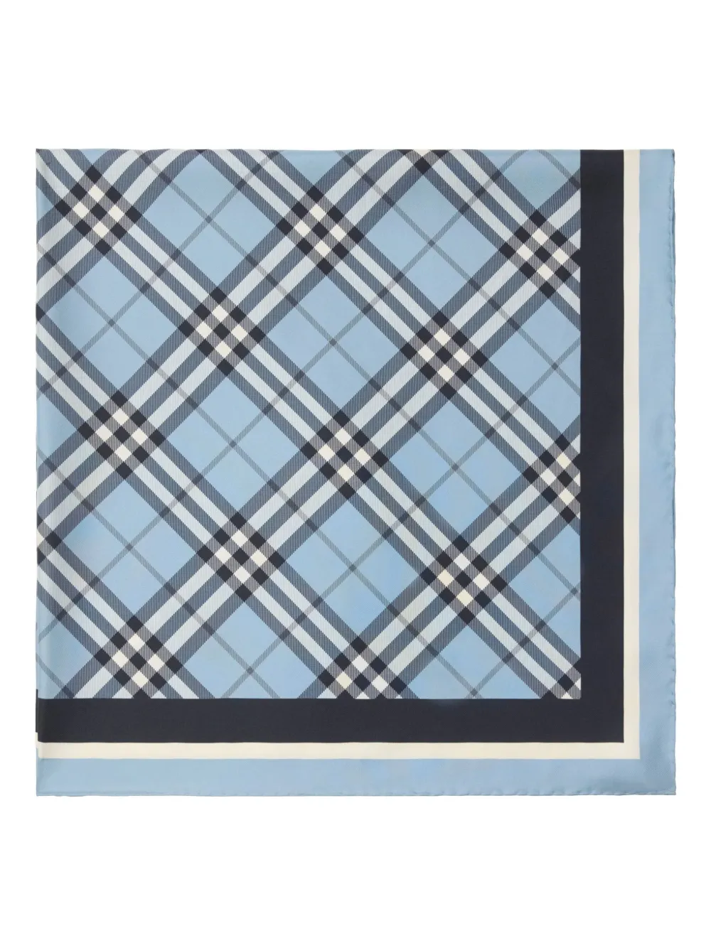 Burberry Geruite sjaal Blauw