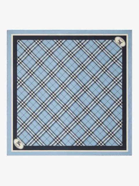 Burberry Schal aus Seide mit Check