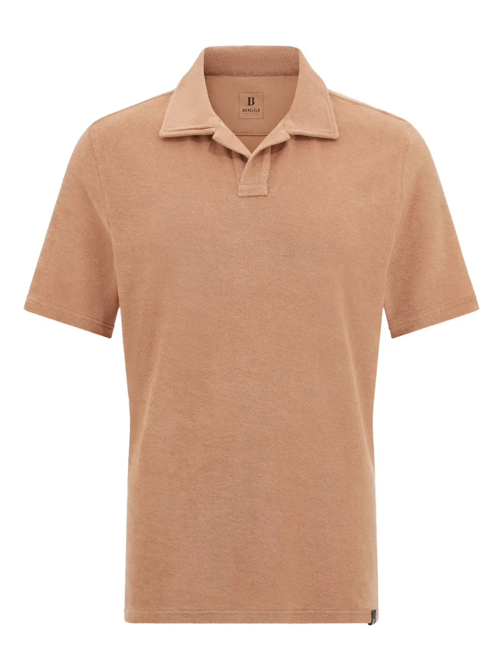 Boggi Milano Cotton/Nylon Polo Shirt - オレンジ Boggi Milano Cotton/Nylon Polo Shirt - オレンジ
