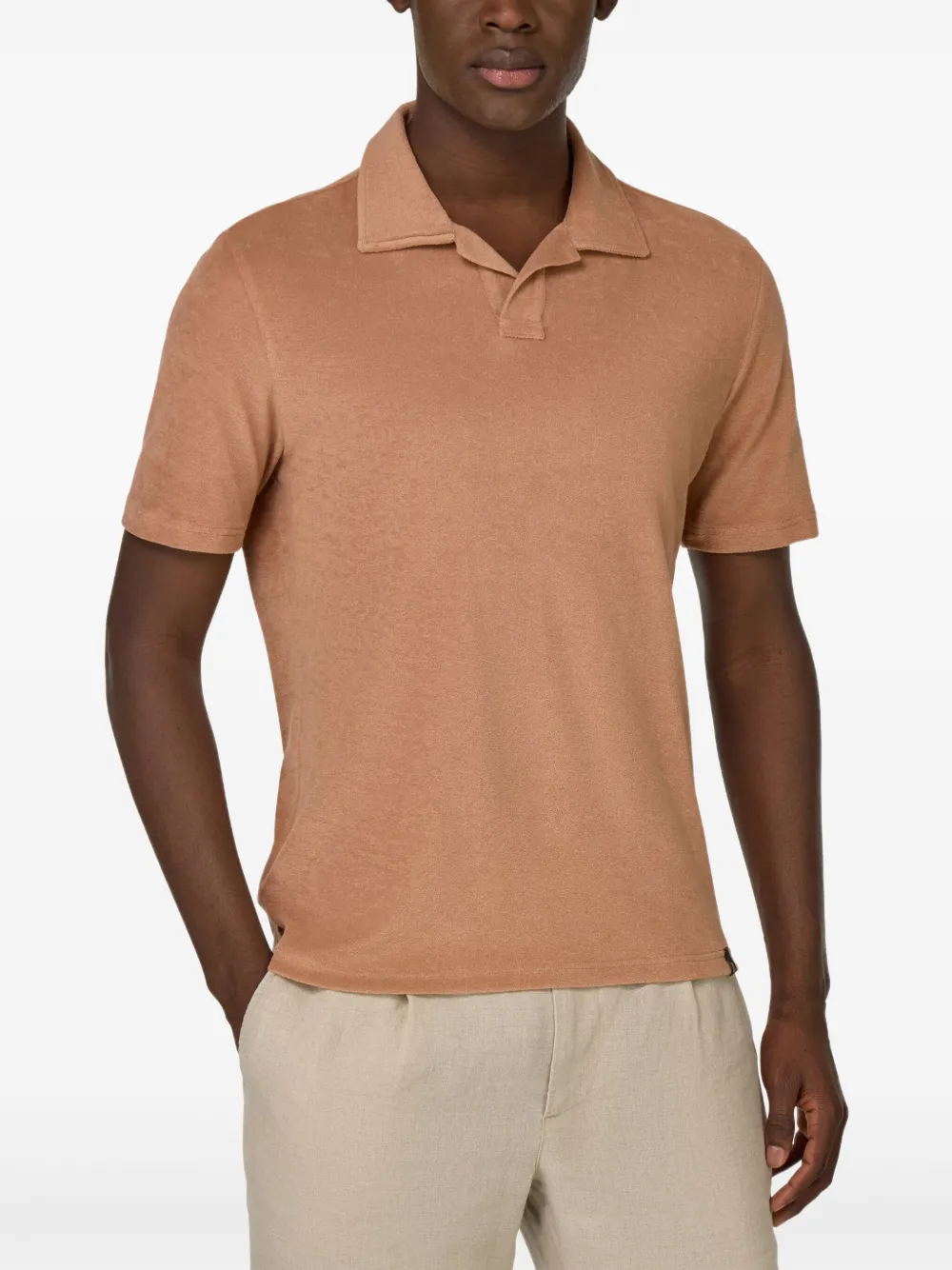 Boggi Milano Jersey poloshirt Oranje