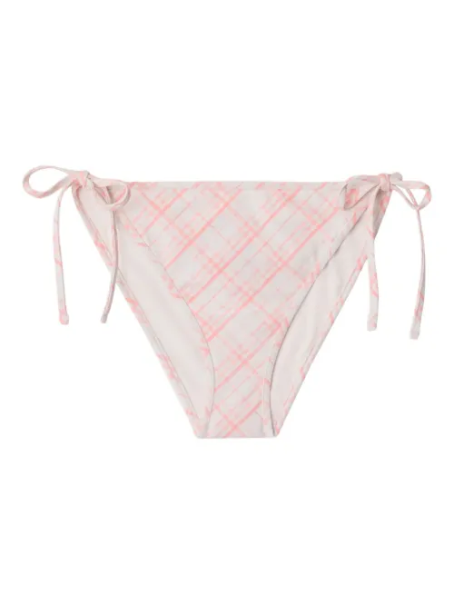 Bas de bikini à carreaux - Burberry - Modalova