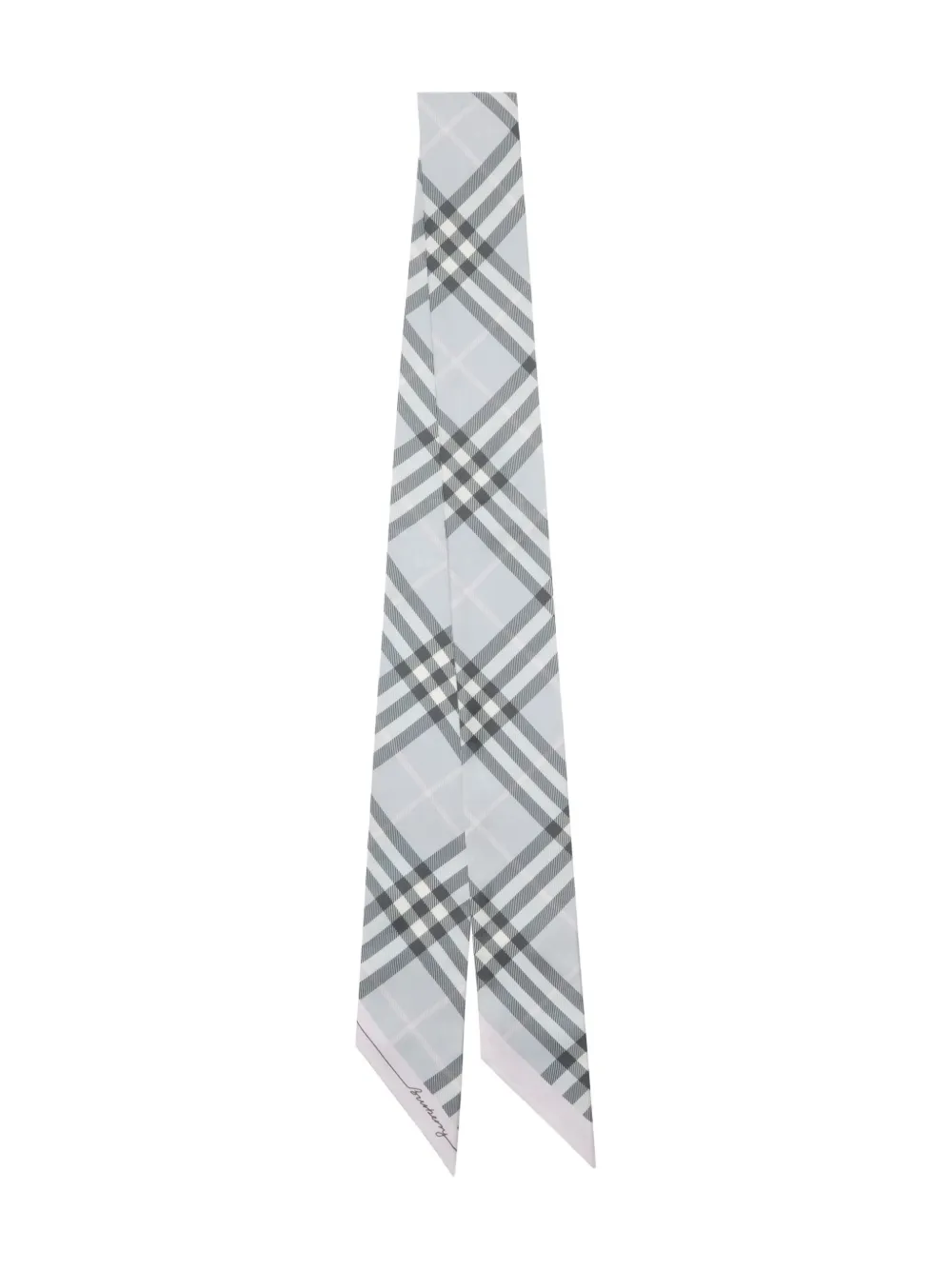 Burberry Geruite sjaal Blauw