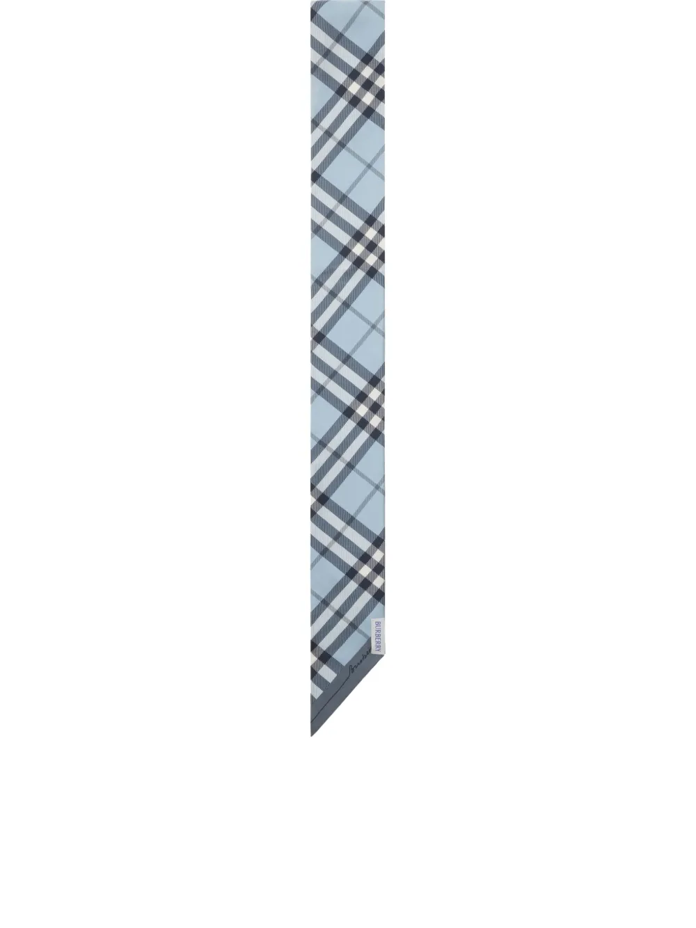 Burberry Geruite sjaal Blauw