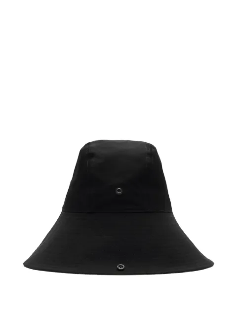 Burberry check brim gabardine hat