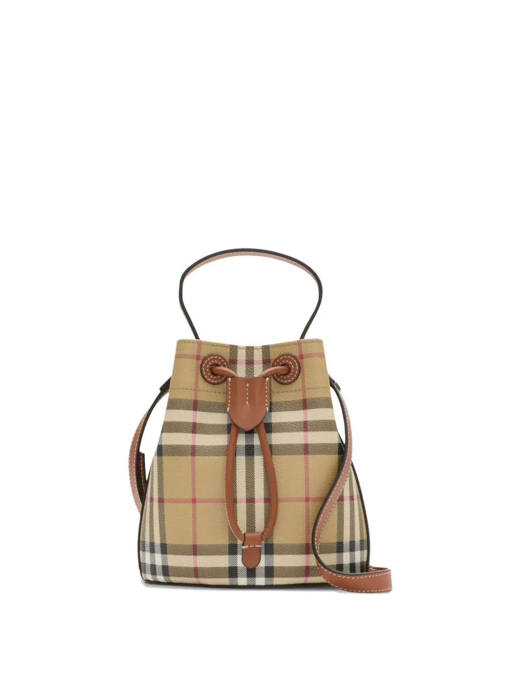 Burberry TB kleine bucket-tas Beige