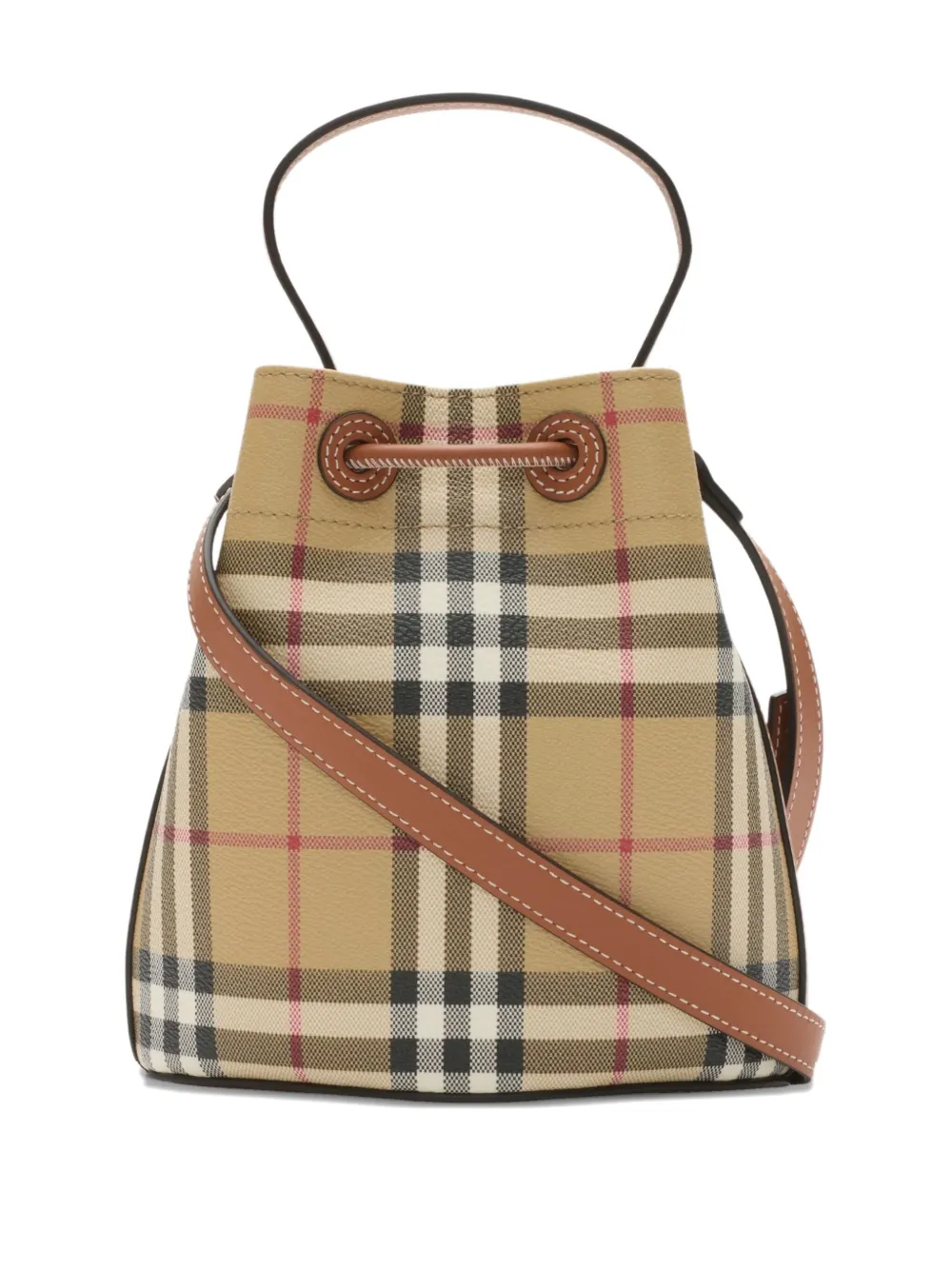 Burberry TB kleine bucket-tas Beige