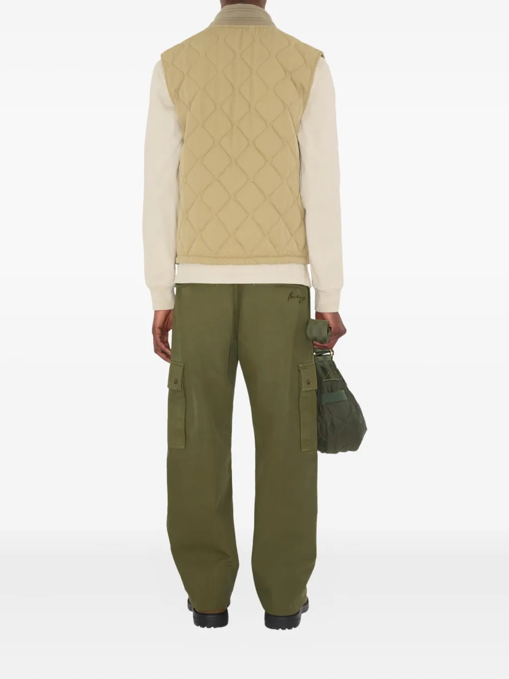 Burberry Gesteppte Gabardine-Weste | Westen & Gilets | Image 2