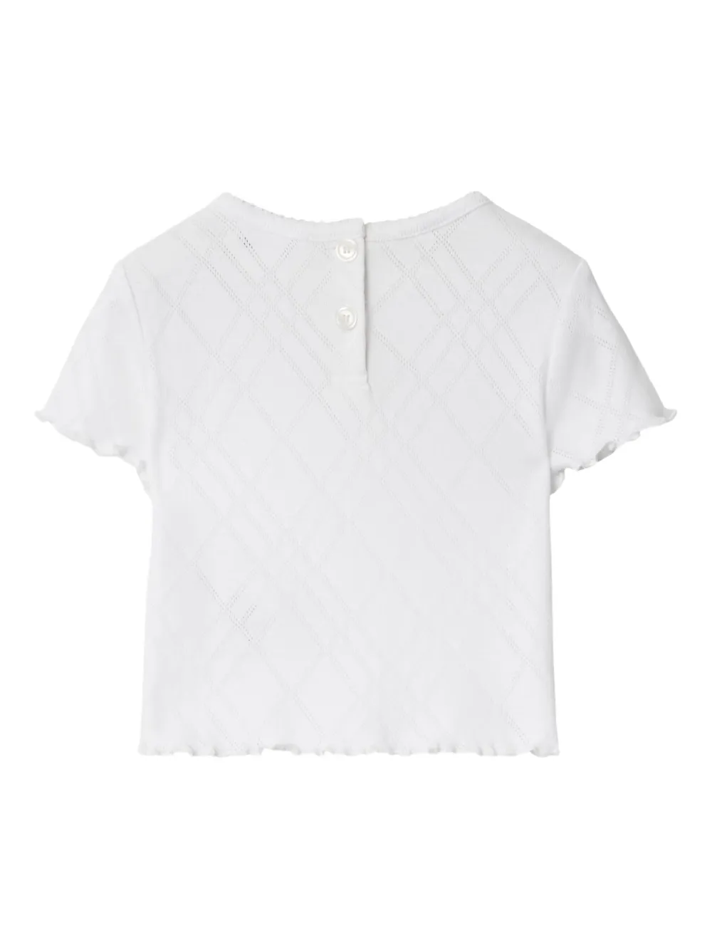 Burberry Kids T-shirt met Thomas Bear-print Wit