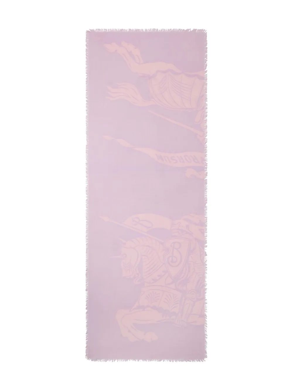 Burberry EKD 羊毛围巾 | 粉色 | Image 1