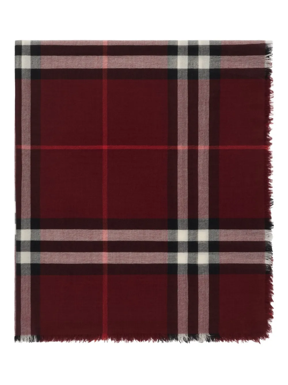 Burberry checked wool scarf | Men | Image 2