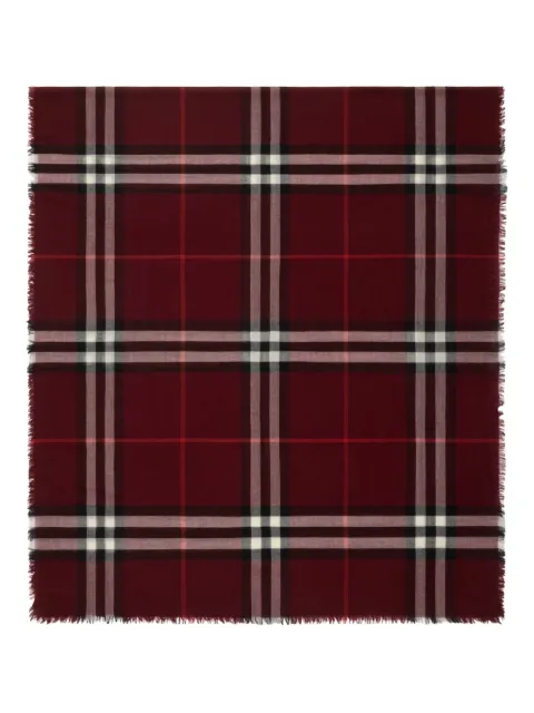 Burberry 체크 울 스카프