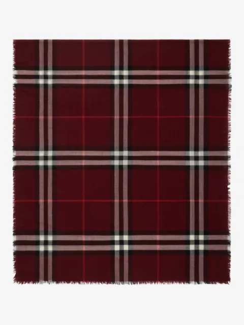 Burberry bufanda con motivo de cuadros