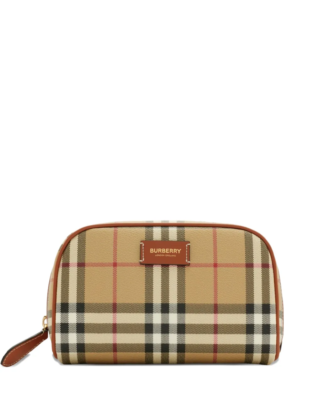 Burberry Pouch piccola a quadri - Toni neutri