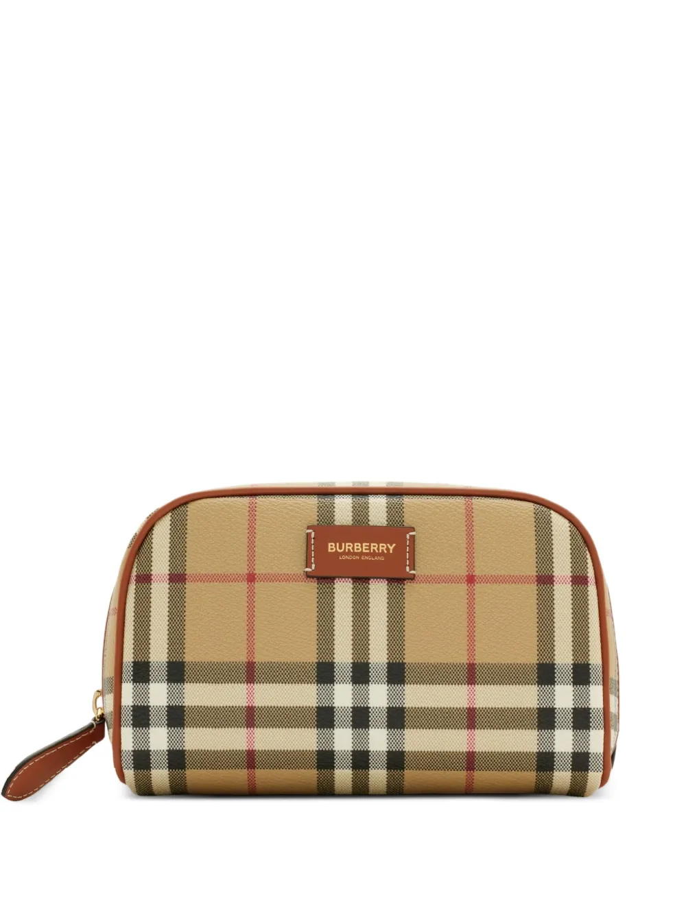 Burberry Kleine geruite buidel Beige