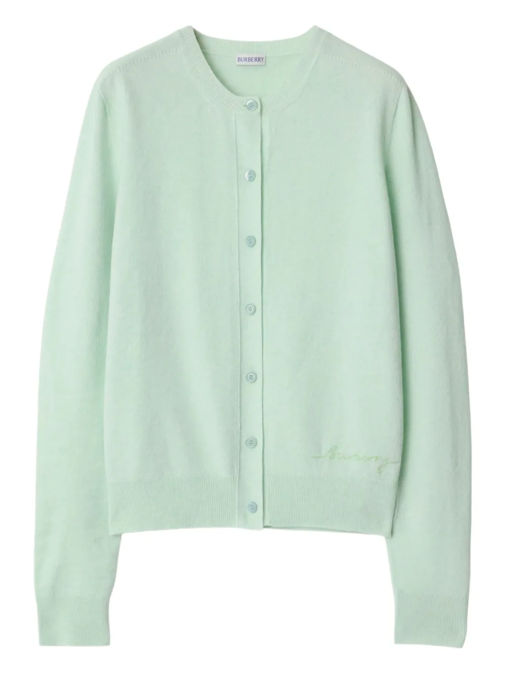 Burberry Button-up vest Groen