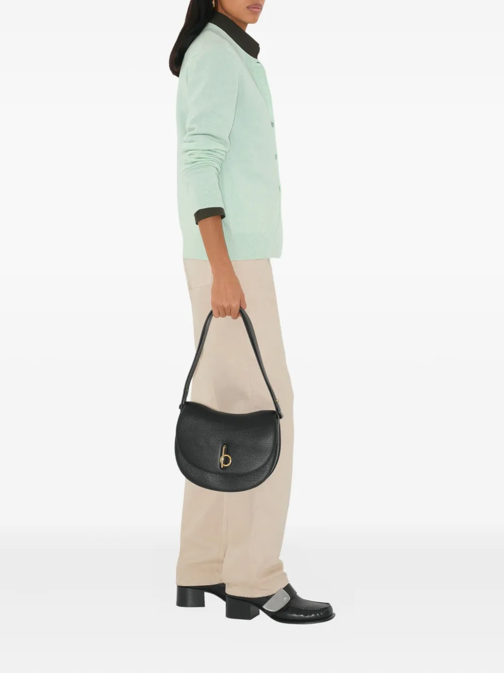 Burberry Button-up vest Groen