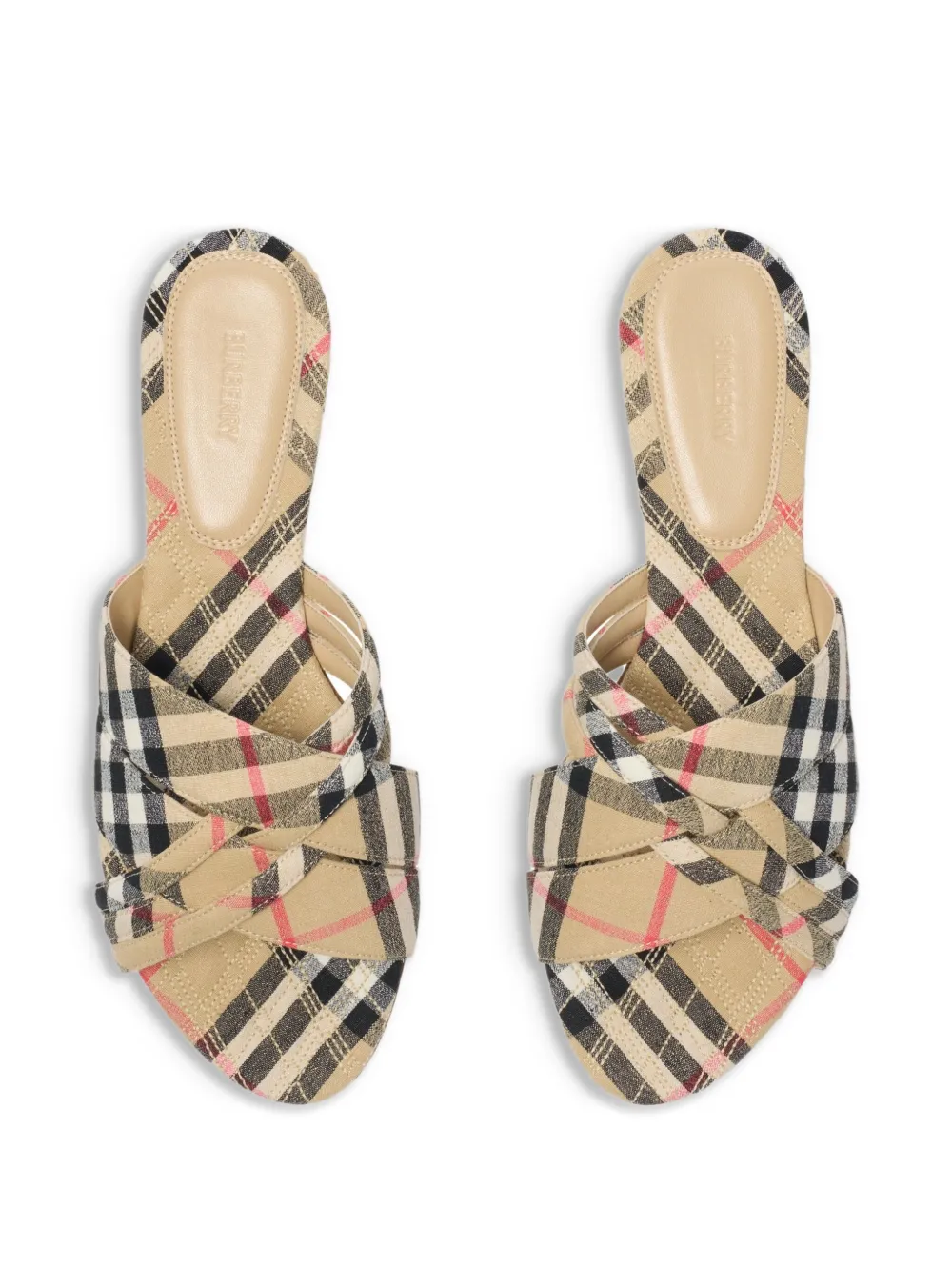 BURBERRY CABANA SLIDES