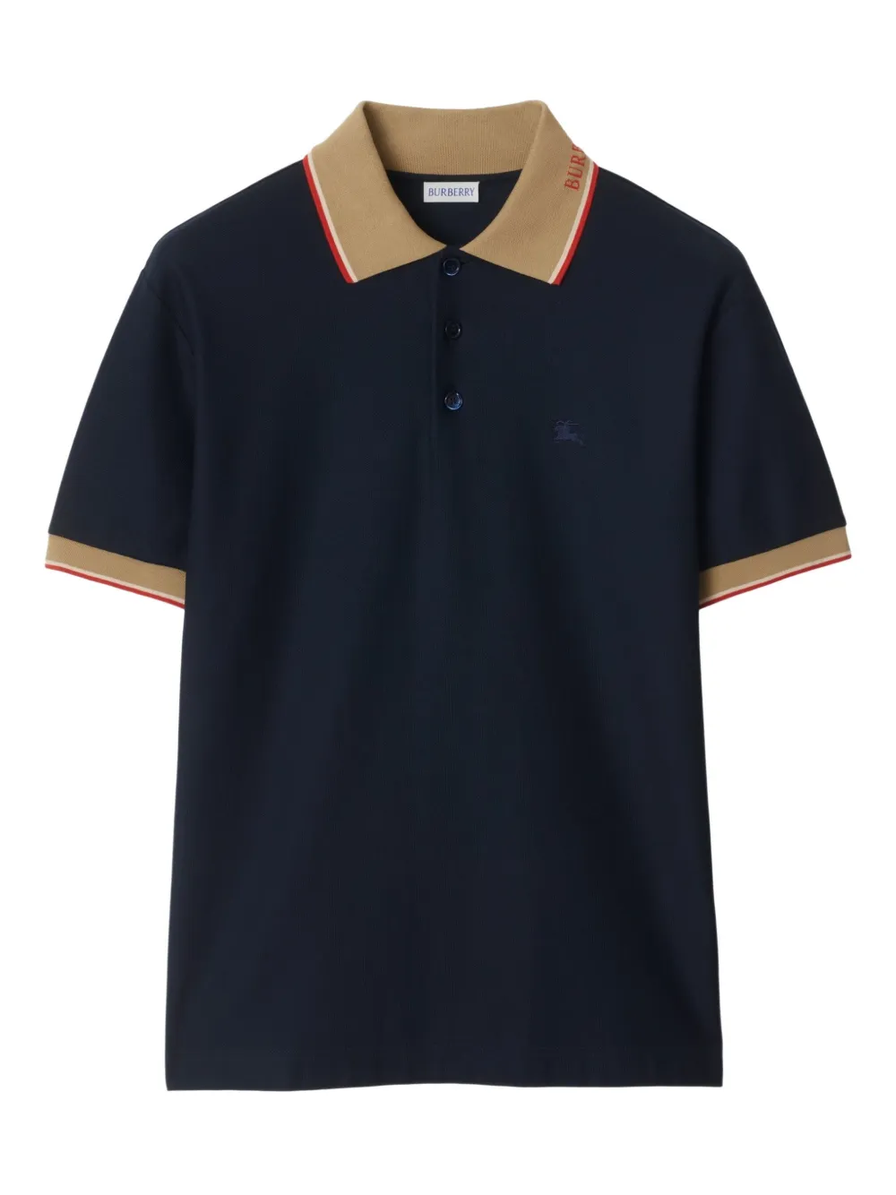 Burberry cotton polo shirt | Blue | Image 1