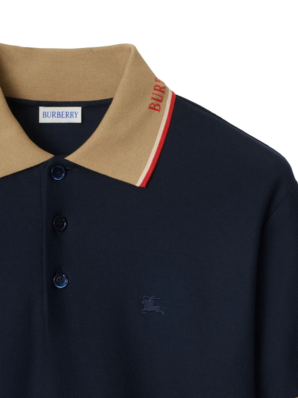 Burberry Katoenen poloshirt Blauw