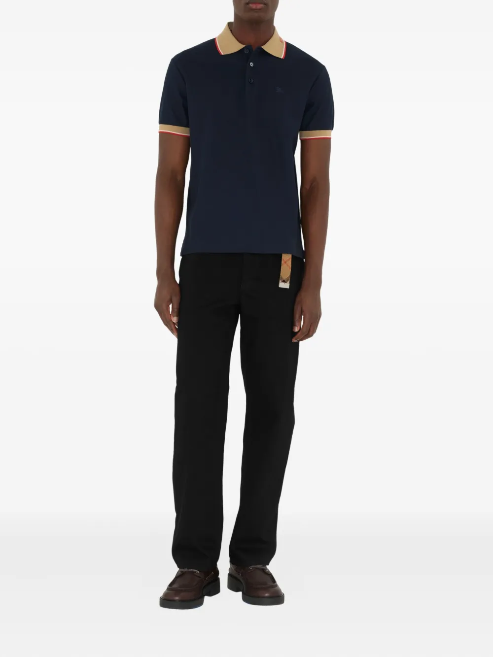 Burberry Katoenen poloshirt - Blauw