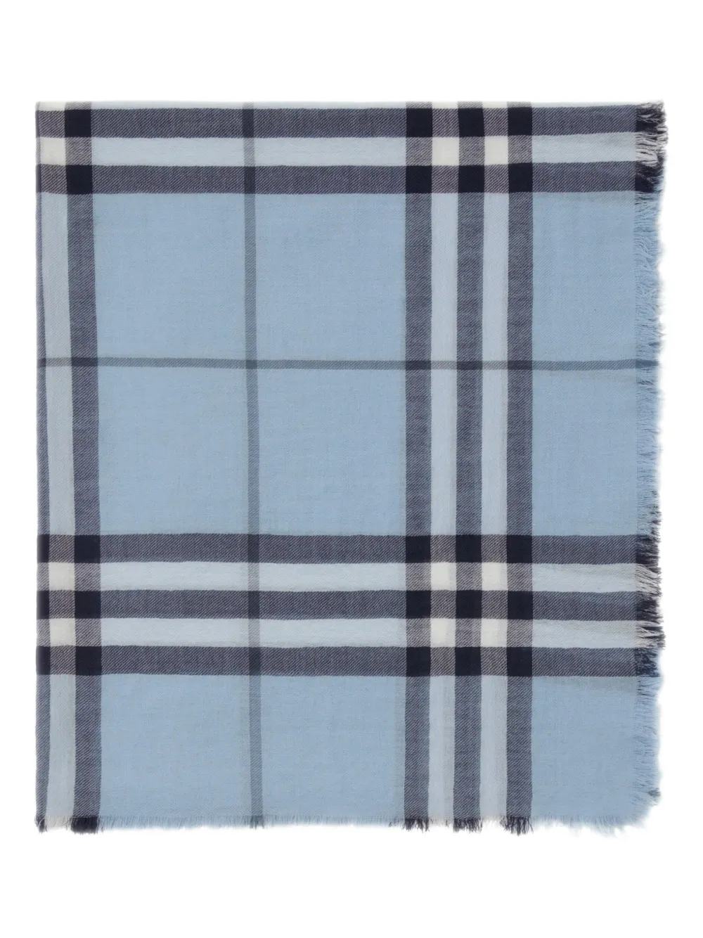 Burberry checked wool scarf | Men | Image 2
