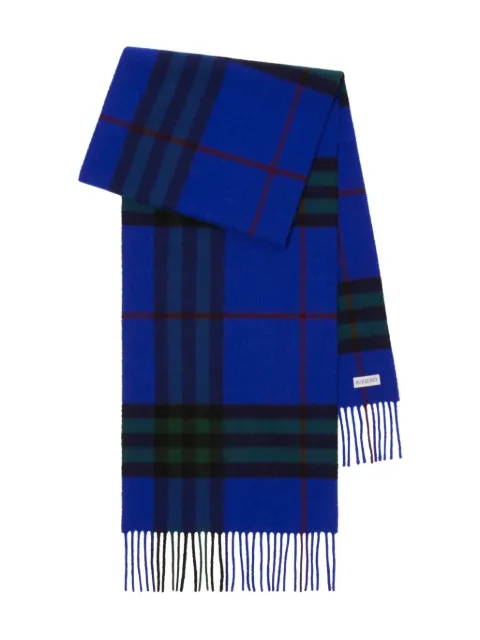 Burberry écharpe en cachemire à carreaux
